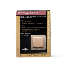 Optifoam® Gentle Silicone Border Foam Dressing