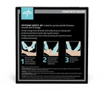 Optifoam® Gentle Ag+ Silicone-Faced Foam Dressing; 6" x 6" (15 cm x 15 cm) — Box of 10