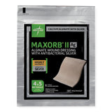Medline Maxorb II Ag Silver Calcium Alginate Dressing - 4" x 4.75" (CASE/50)