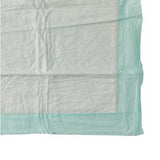 Single-Use Fluff and Polymer Underpad; 30" x 36" (76 cm x 91 cm), Green, Heavy Absorbency — Case of 80