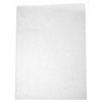 Pre-Cut Standard-Crepe Infant Scale Paper Liner; 20" x 30" (51 cm x 76 cm), White — Case of 1000