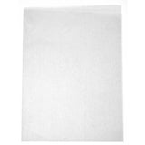 Pre-Cut Standard-Crepe Infant Scale Paper Liner; 20" x 30" (51 cm x 76 cm), White — Case of 1000