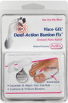 PediFix Visco-GEL dual-action toe spacer and bunion guard, one size