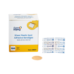 Plastic spot adhesive bandage style image