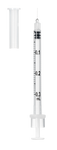 Actual supplier photograph of Sol-Millennium Cosmetic Syringe product family; selected gauge and selling pack specified in listing.