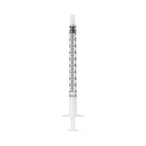 Luer Slip Single Use Syringe without Needle; 1 mL — Box of 100