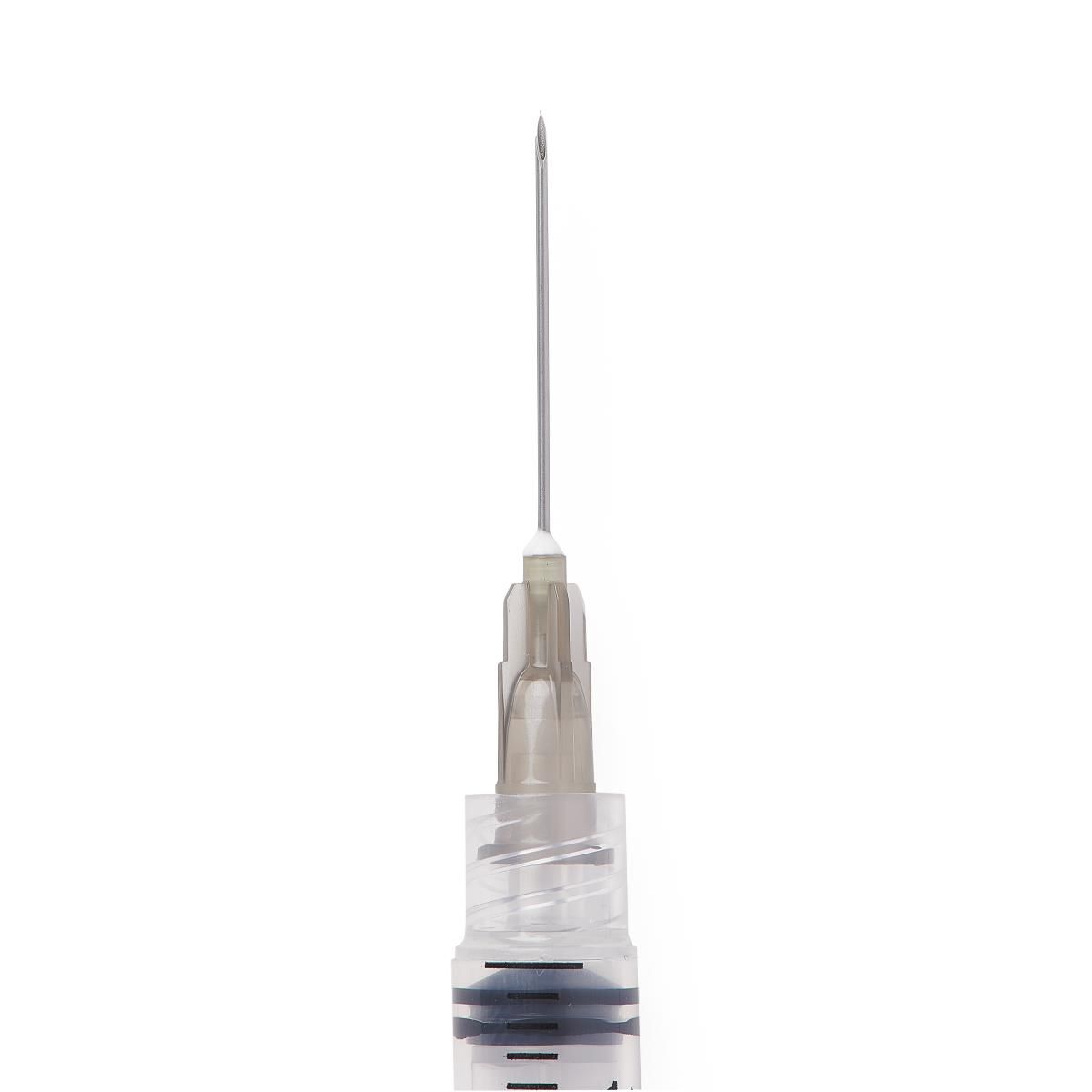 Syringe with Standard Hypodermic Needle; 3 cc (mL), 22G x 1" (2.54 cm) — Case of 800
