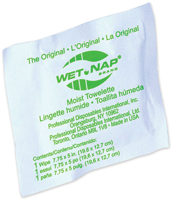 Wet-Nap Moist Towelettes, Case of 1,000