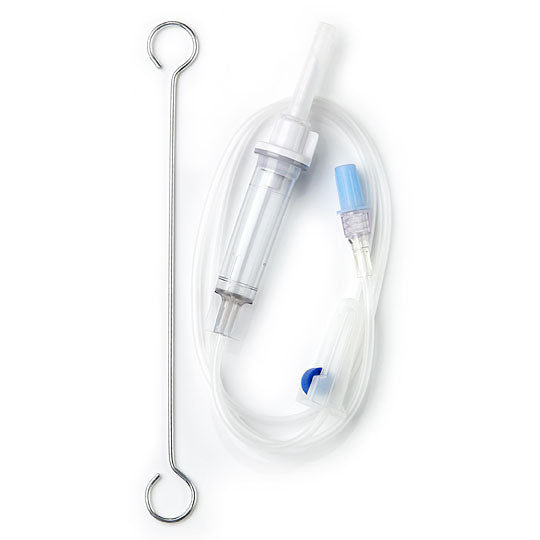 Baxter CLEARLINK Secondary IV Medication Set, 37 in, Case of 48