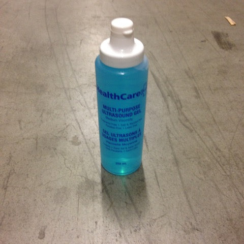 HealthCare PLUS Ultrasound Gel, Blue, 250 mL Bottle, Case of 24