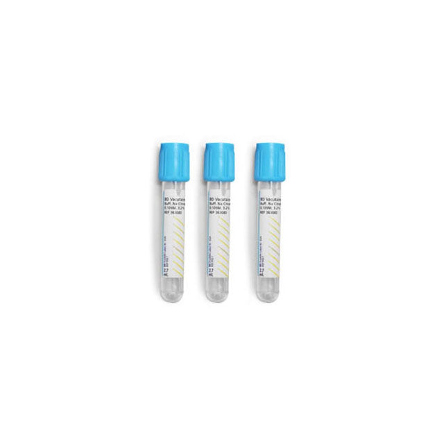 BD Vacutainer Citrate Blood Collection Tube, 2.7 mL, 13 × 75 mm, Box of 100