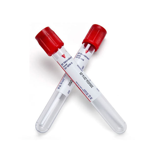 BD Vacutainer Serum Blood Collection Tube, 6 mL, 13 × 100 mm, Box of 100