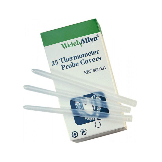 SureTemp probe covers: inner pack of 25; sold as ten packs, 250 covers total