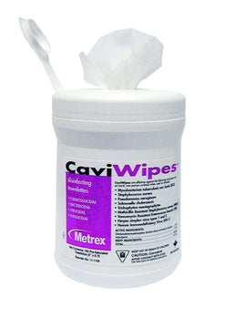 CaviWipes Surface Disinfectant Wipes, 160 per Canister, Case of 12