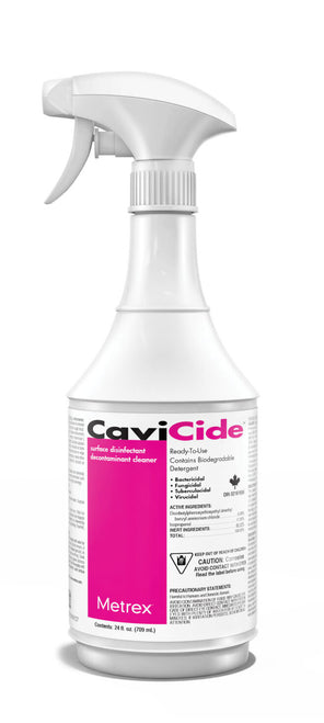 CaviCide Surface Disinfectant, 24 oz Spray Bottle, Case of 12