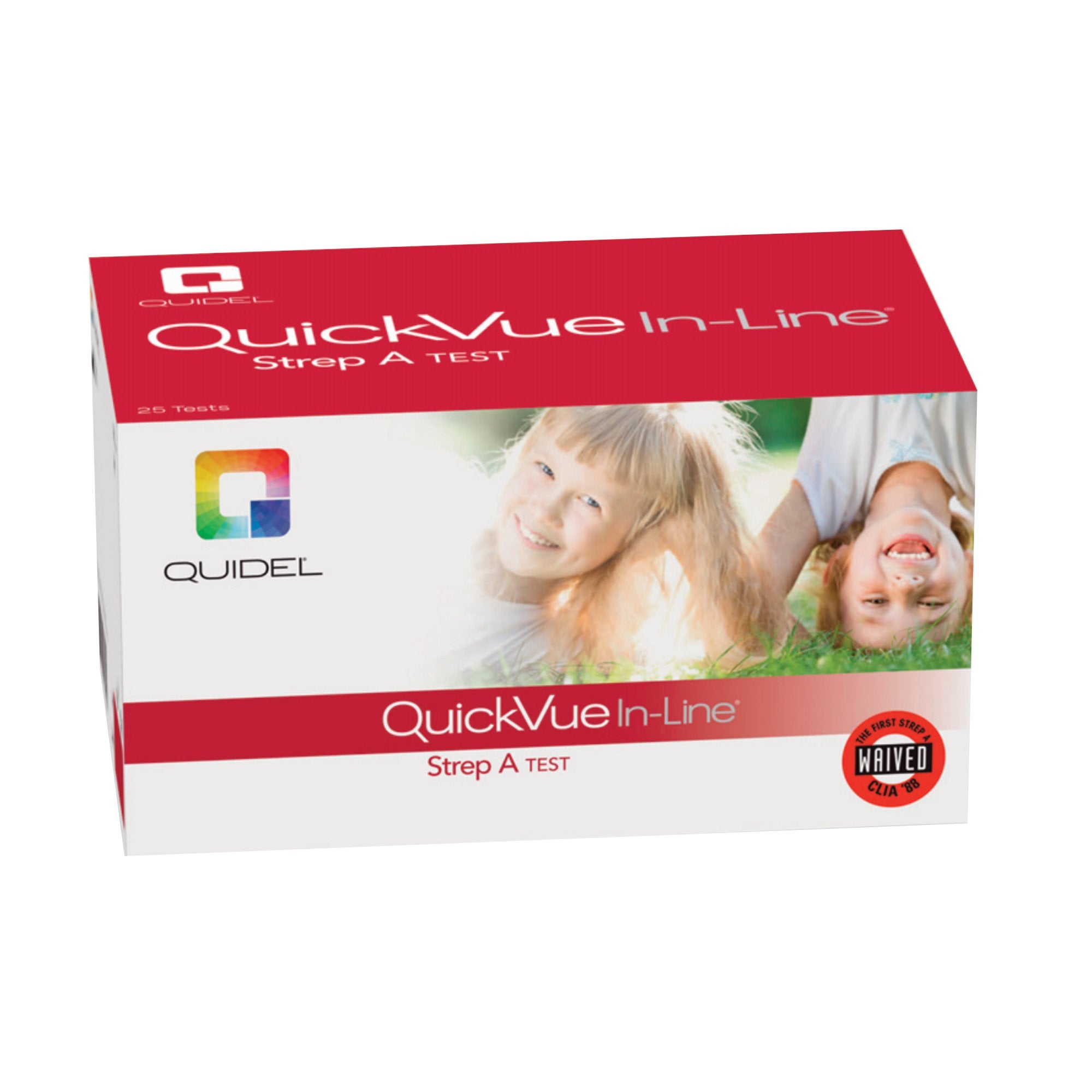 QuickVue In-Line Strep A Test, 25 Tests per Kit