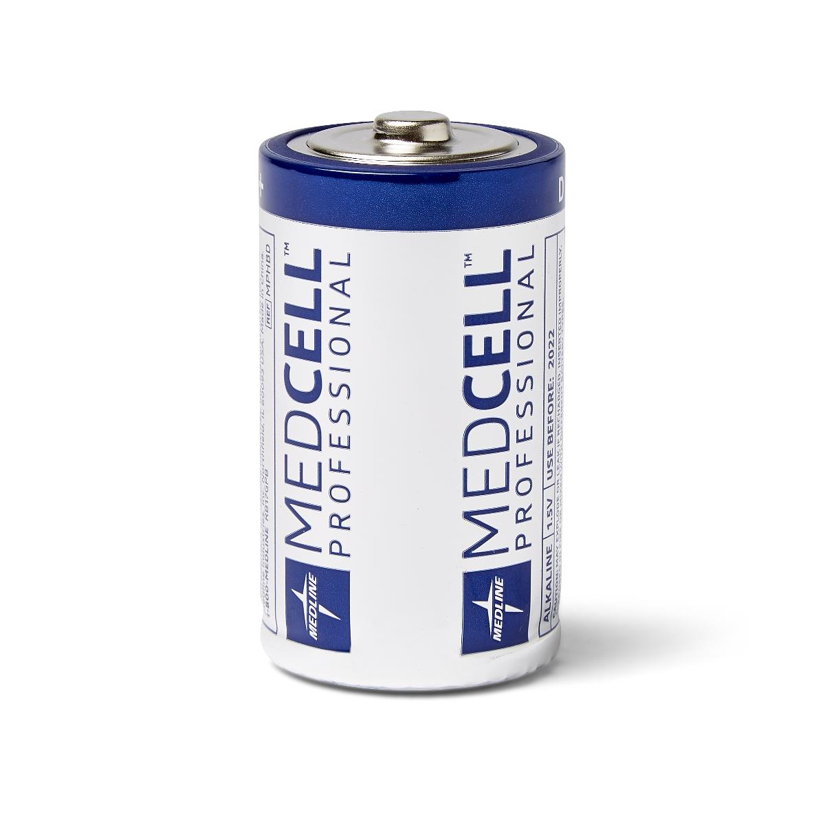 MedCell Professional Alkaline D Batteries, Case of 72