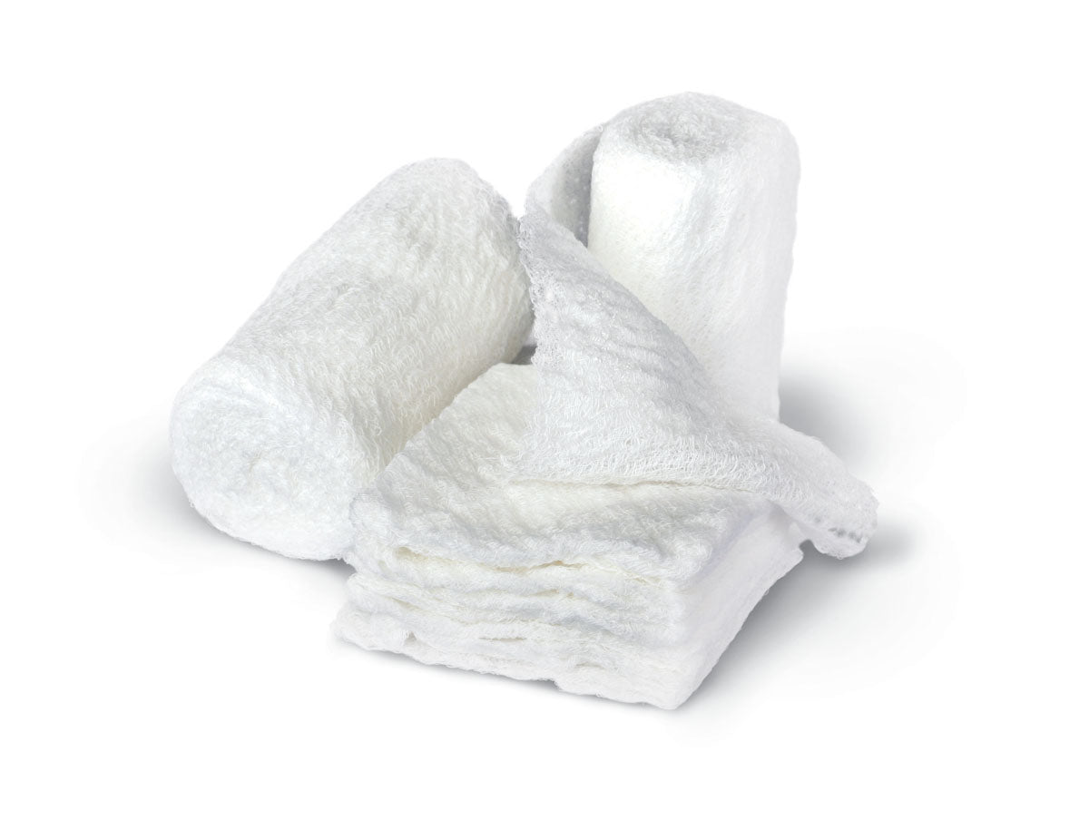 Bulkee II Non-Sterile Cotton Gauze Bandage, 4.5" x 4.1 yard (11.43 cm x 3.75 m), Case of 100