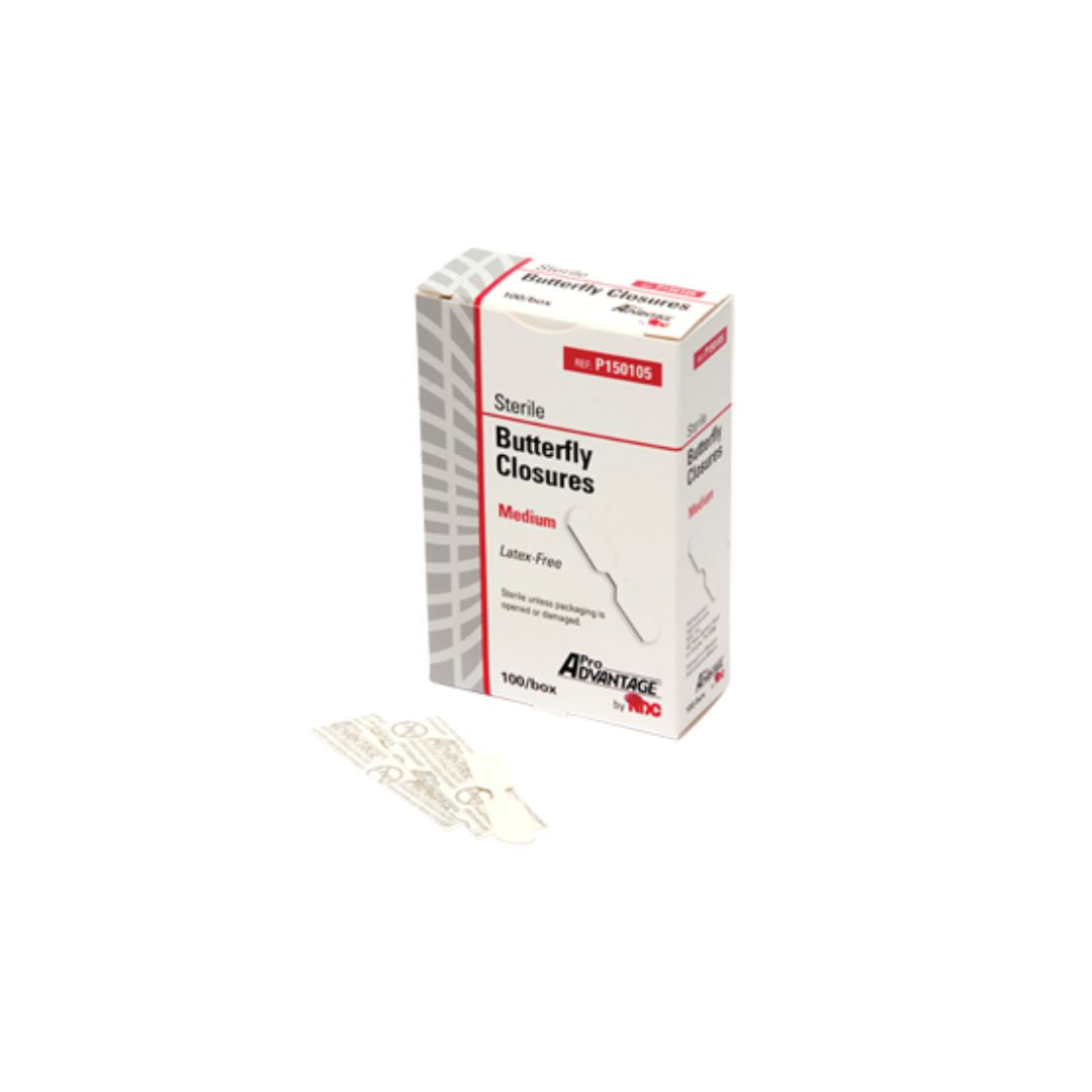 Butterﬂy Wound Closure, Medium, Case of 1200