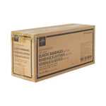 Medline Sure-Wrap Wraparound Elastic Bandage with Clips, 6" x 5 yd. (15.2 cm x 4.5 m), Case of 50