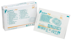 3M Tegaderm + Pad Transparent Dressing with Absorbent Pad, 3.5" x 4" (9 cm x 10 cm), Box of 25