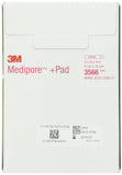 3M Medipore +Pad Sterile Porous Adhesive Dressing, 3.5" x 4" (8 cm x 10 cm), Box of 25