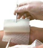 Genuine supplier photograph of Bactigras wound dressing family; supplied dimensions and pack stated in listing.